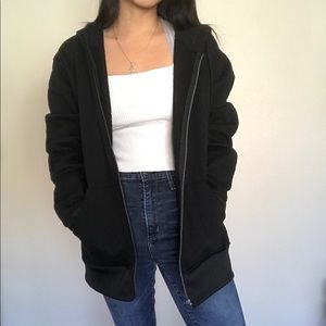 2 for $15 Black fleece zip up